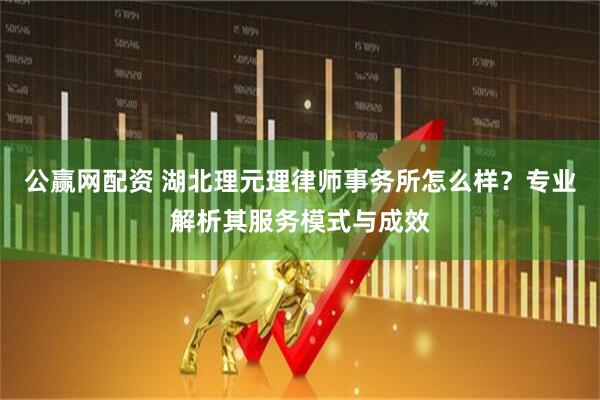 公赢网配资 湖北理元理律师事务所怎么样？专业解析其服务模式与成效